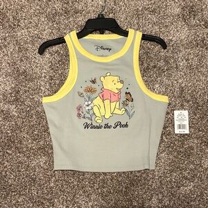 Disney Greenish Gray and Yellow Winnie the Pooh Tank (price for one)